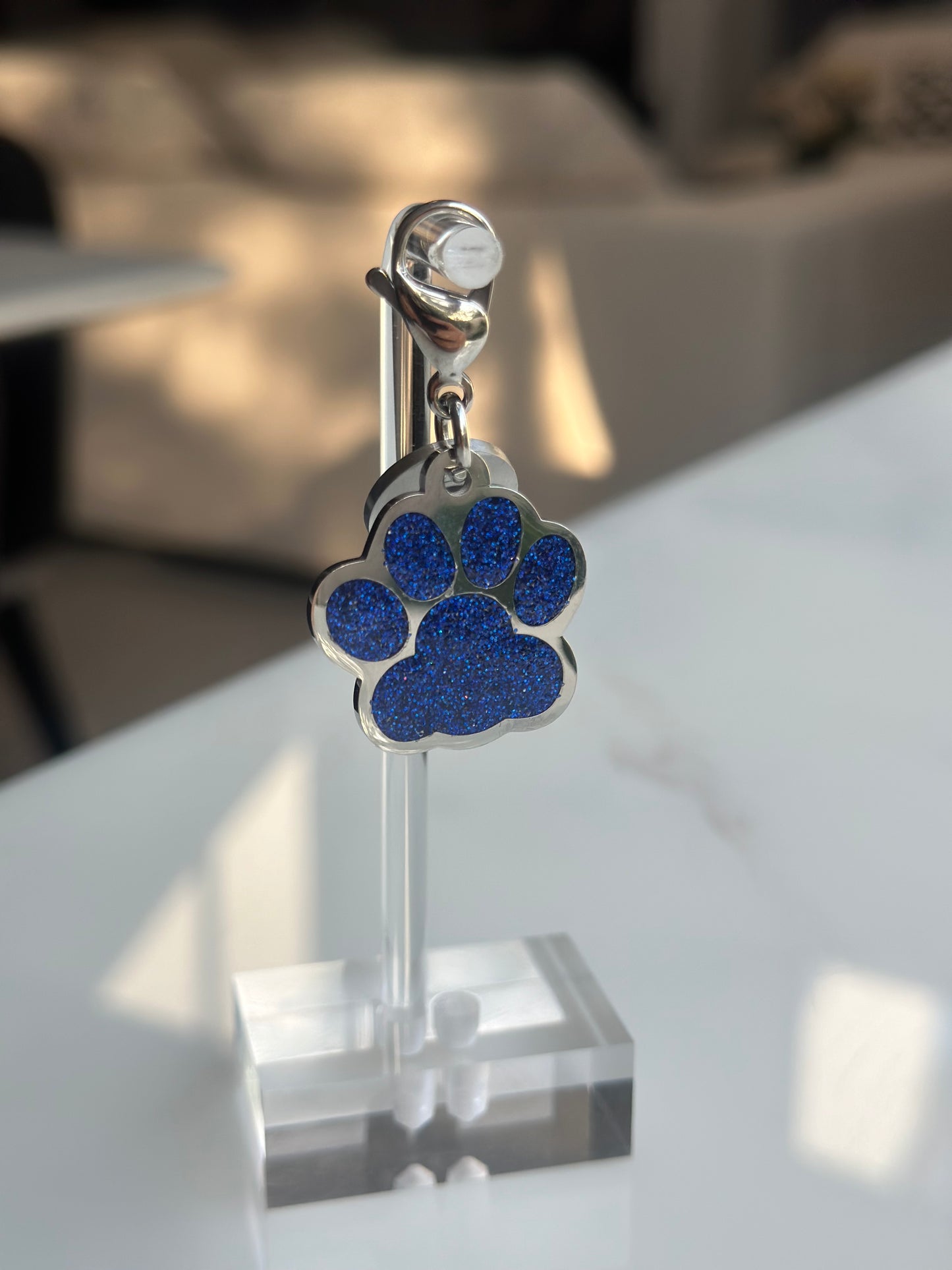 Blue Paw Tag