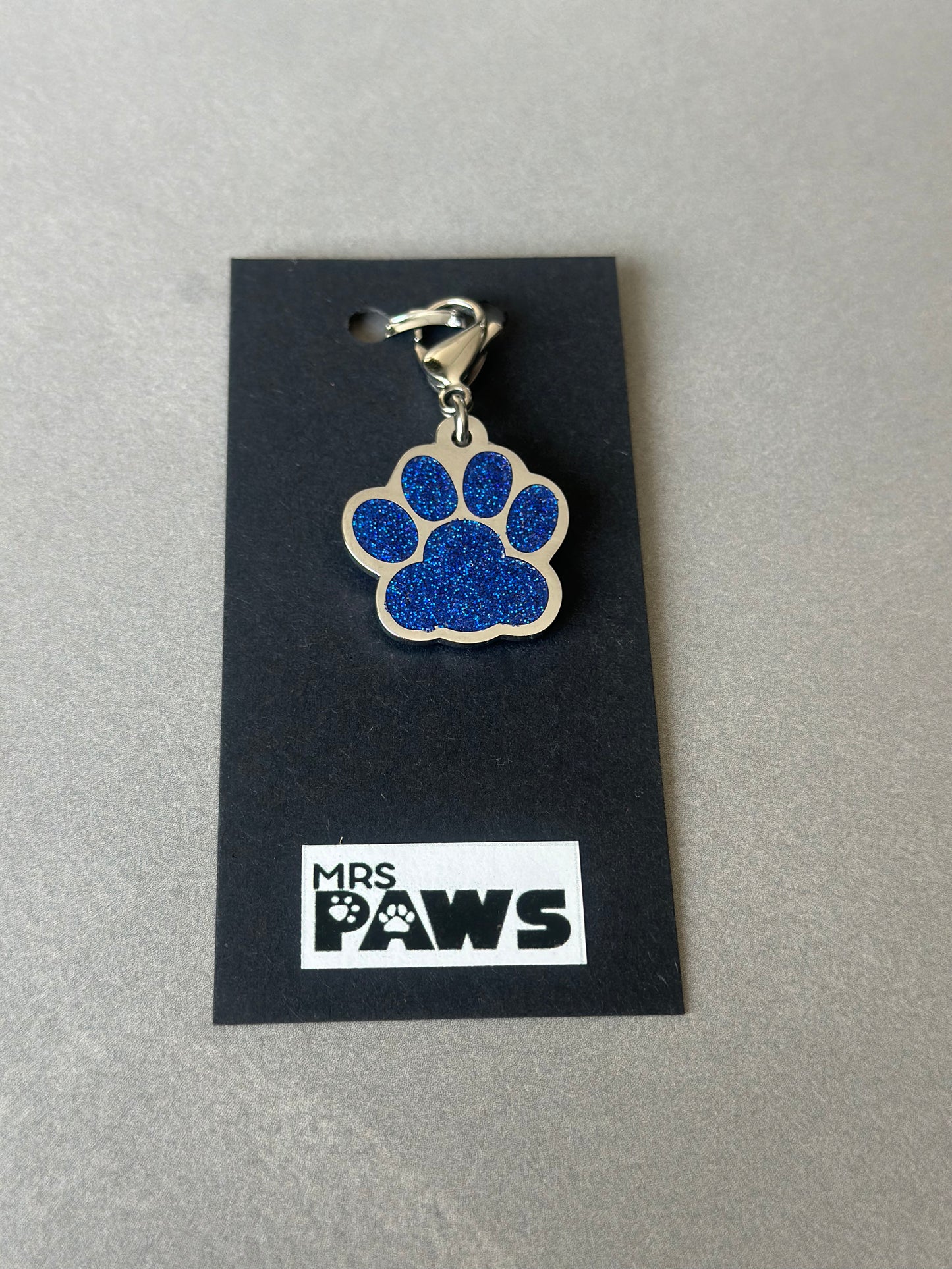 Blue Paw Tag