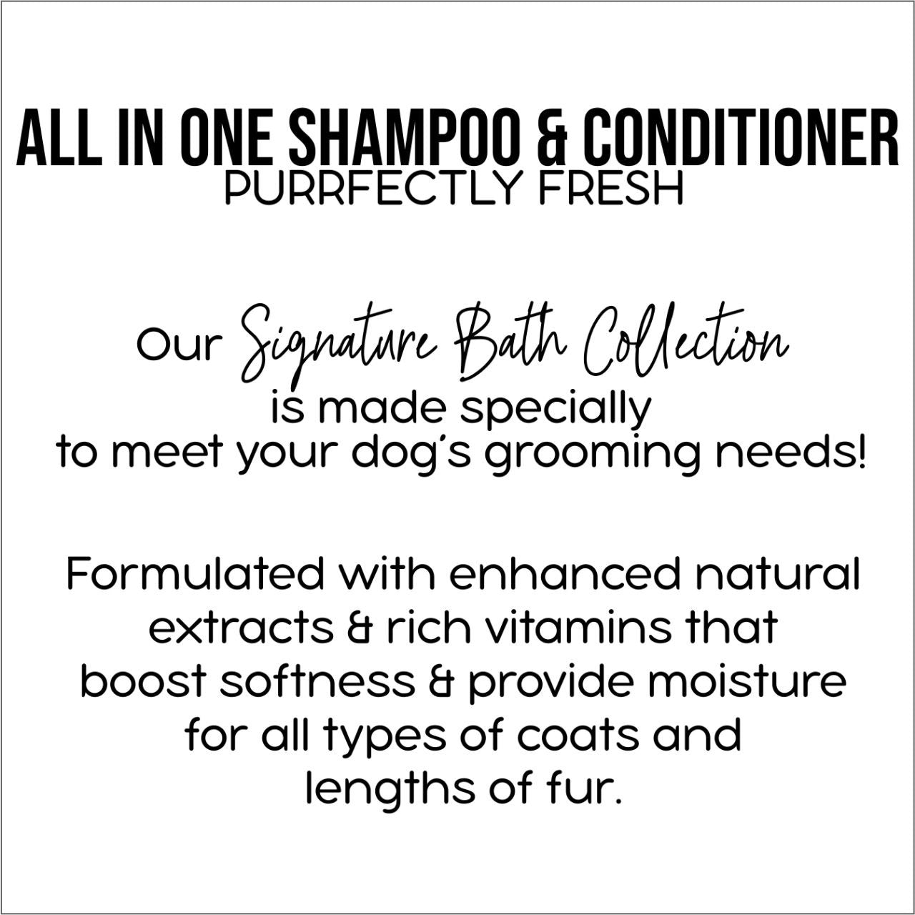 "Purrfectly Fresh" All In One Shampoo & Conditioner 500 ML