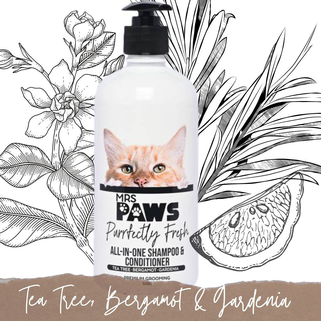 "Purrfectly Fresh" All In One Shampoo & Conditioner 500 ML