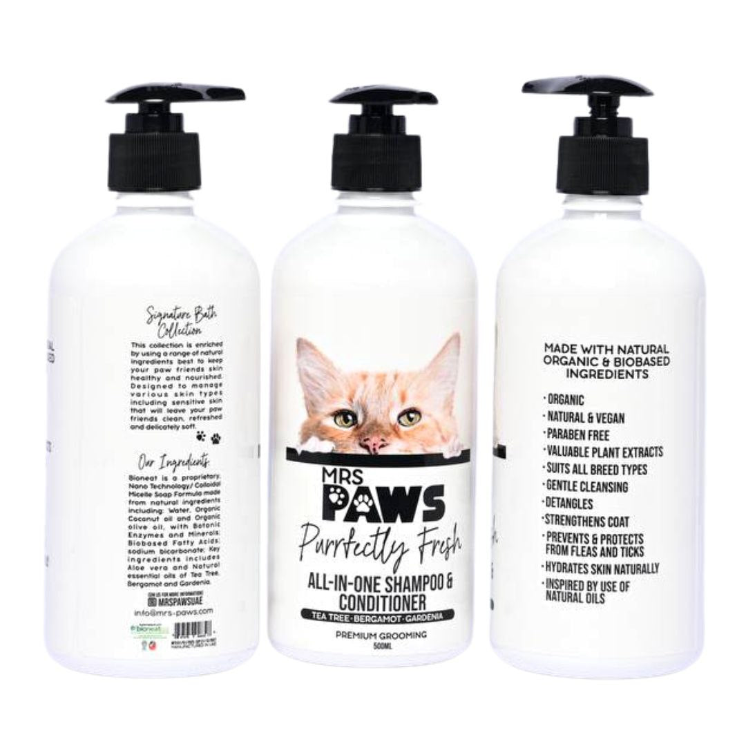 "Purrfectly Fresh" All In One Shampoo & Conditioner 500 ML
