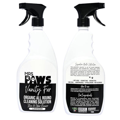 “Vanity Fur” Organic All Round Cleaning Solution 750 ML